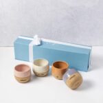 Jogo de 4 copos de café Faro - Linha Sense + caixa presente