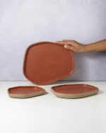 Trio de travessas orgânicas - Imagem 3